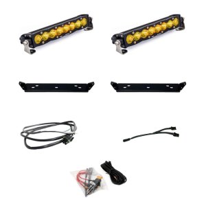 Ford Raptor Light Bar - Behind Grill - Baja Designs - S8 - Amber - `21-`27